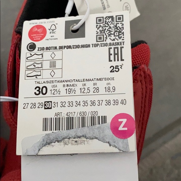 Zara high tops for boys - Picture 4 of 4